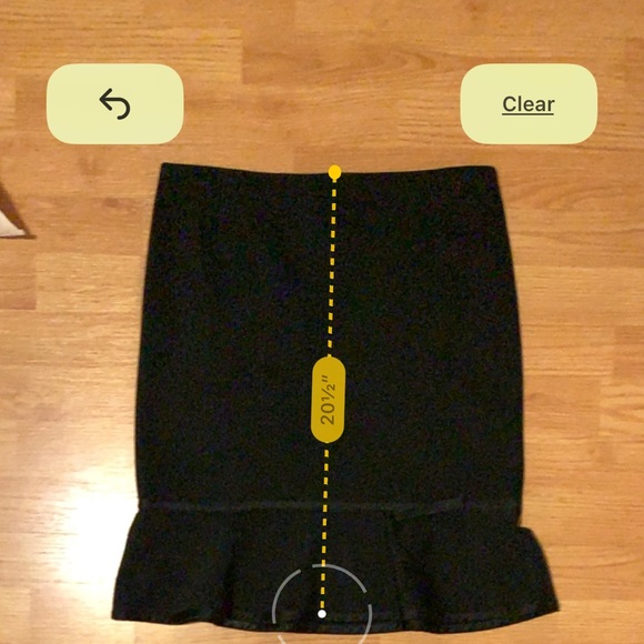 Express Knee Length With Ruffle Ribbon Skirt - Picture 5 of 5